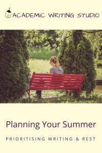 Poster for Summer Planning